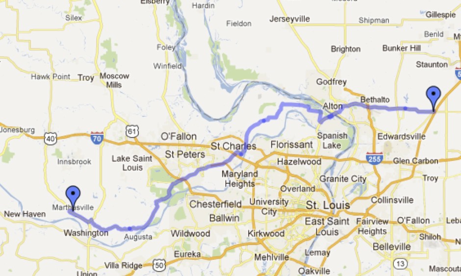 Bicycle Touring in Missouri – Planned Day 4